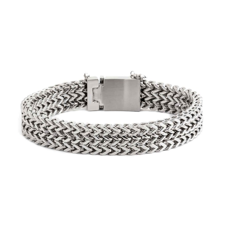 BRACCIALE ACCIAO FISH BONE 12.30MM BRACCIALE ACCIAO FISH BONE 12.30MM