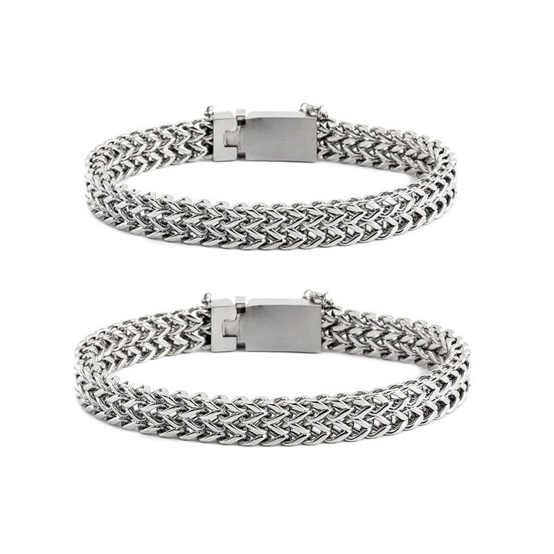Bracciale catena fish bone 8mm Bracciale catena fish bone 8mm