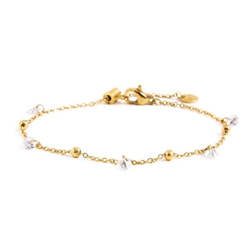 BRACCIALI CON CUBIC ZIRCONIA E SFERE BRACCIALI CON CUBIC ZIRCONIA E SFERE