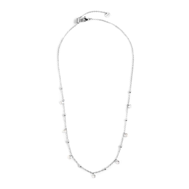 COLLANA 45CM CON CUBIC ZIRCONIA E SFERE COLLANA 45CM CON CUBIC ZIRCONIA E SFERE