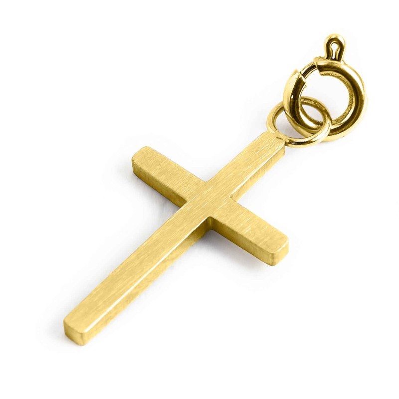 Charm croce satinata Charm croce satinata
