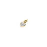 Charm cuore con cristalli Charm cuore con cristalli