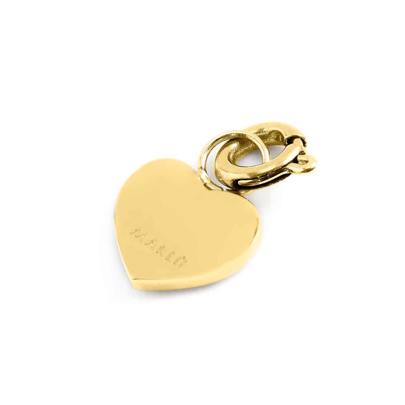 Charm cuore con cristalli Charm cuore con cristalli