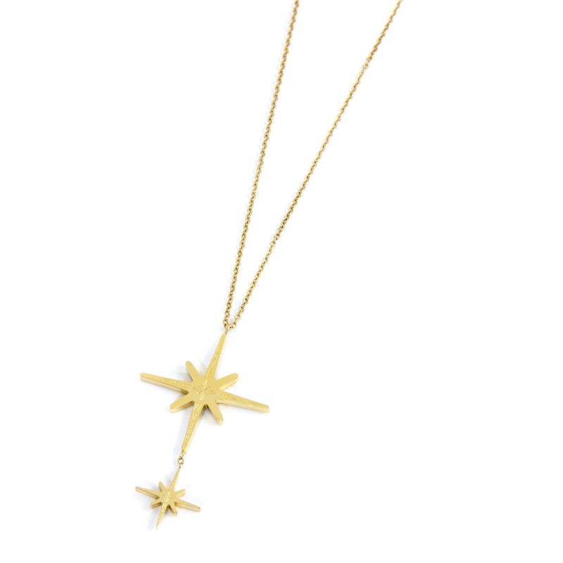 COLLANA DOPPIO PEND ROSA DEI VENTI