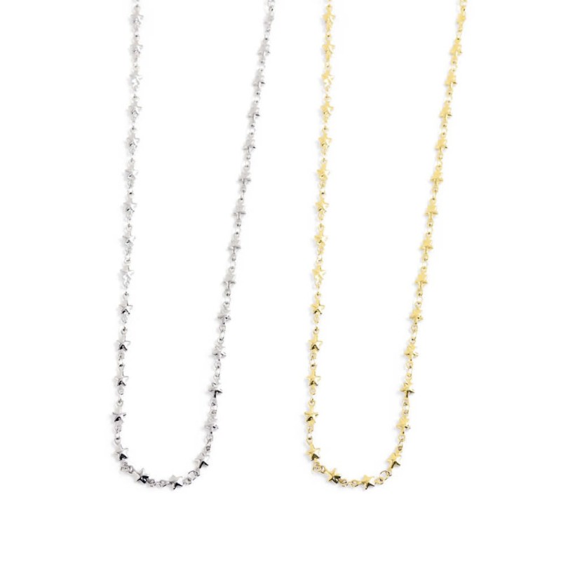 COLLANA CATENA STELLE COLLANA CATENA STELLE