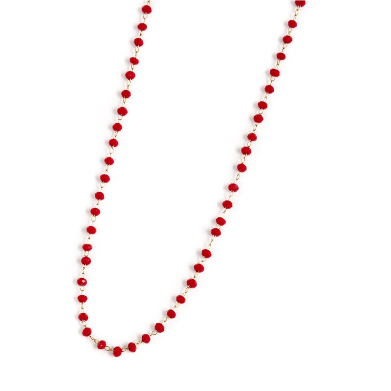 COLLANA 90CM CRISTALLI 3MM COLLANA 90CM CRISTALLI 3MM