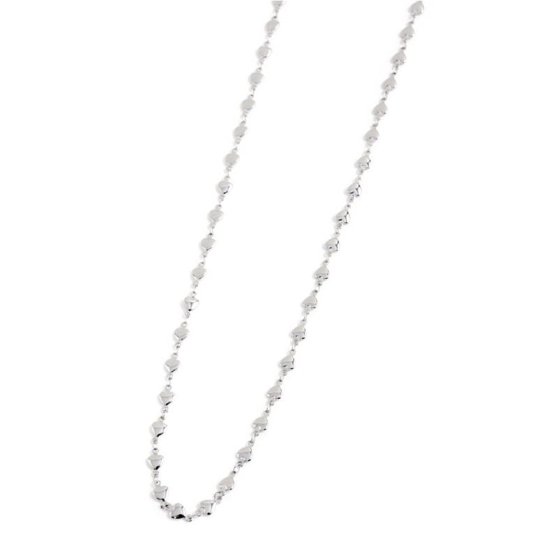 COLLANA CATENA CUORI 50CM COLLANA CATENA CUORI 50CM