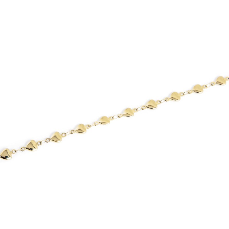 Collana catena cuori