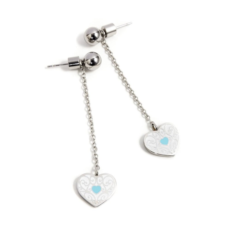 Orecchini con pendente cuore Orecchini con pendente cuore