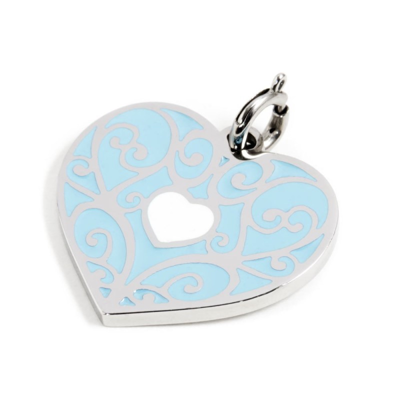 S.STEEL 25 MM TURQUOISE HEART CHARM S.STEEL 25 MM TURQUOISE HEART CHARM S.STEEL 25 MM TURQUOISE HEART CHARM S.STEEL 25 MM TURQUOISE HEART CHARM