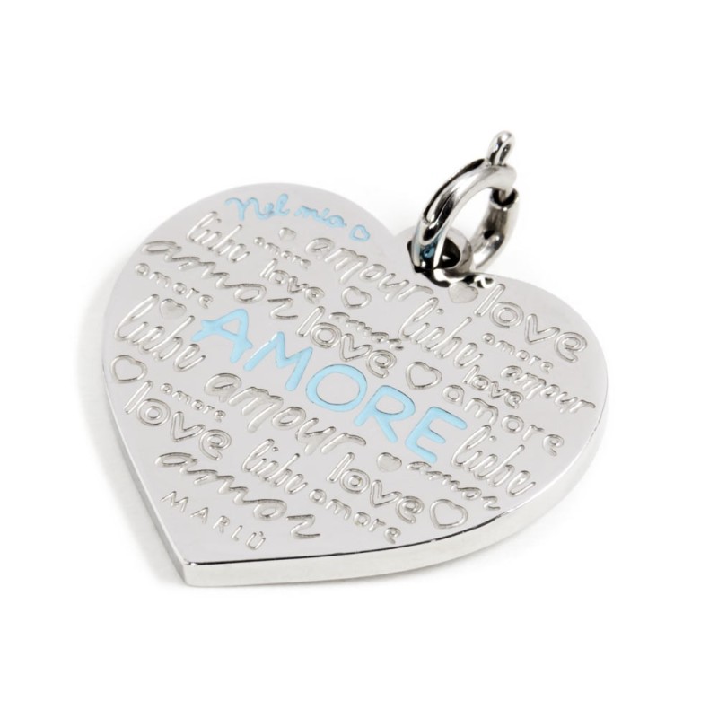 S.STEEL 25 MM TURQUOISE HEART CHARM S.STEEL 25 MM TURQUOISE HEART CHARM S.STEEL 25 MM TURQUOISE HEART CHARM S.STEEL 25 MM TURQUOISE HEART CHARM