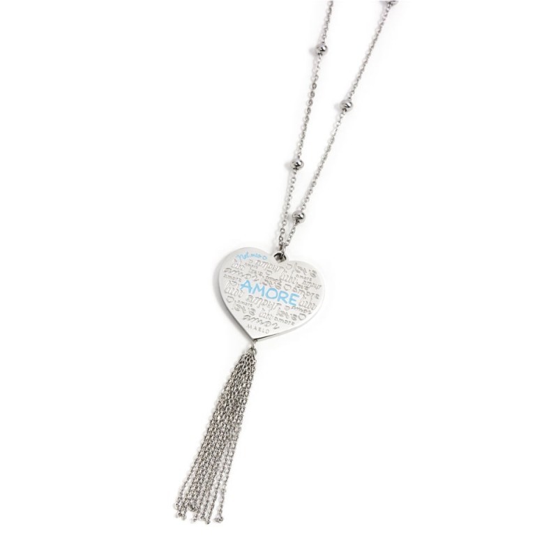 S.STEEL  HEART TASSEL NECKLACE S.STEEL  HEART TASSEL NECKLACE S.STEEL  HEART TASSEL NECKLACE S.STEEL  HEART TASSEL NECKLACE