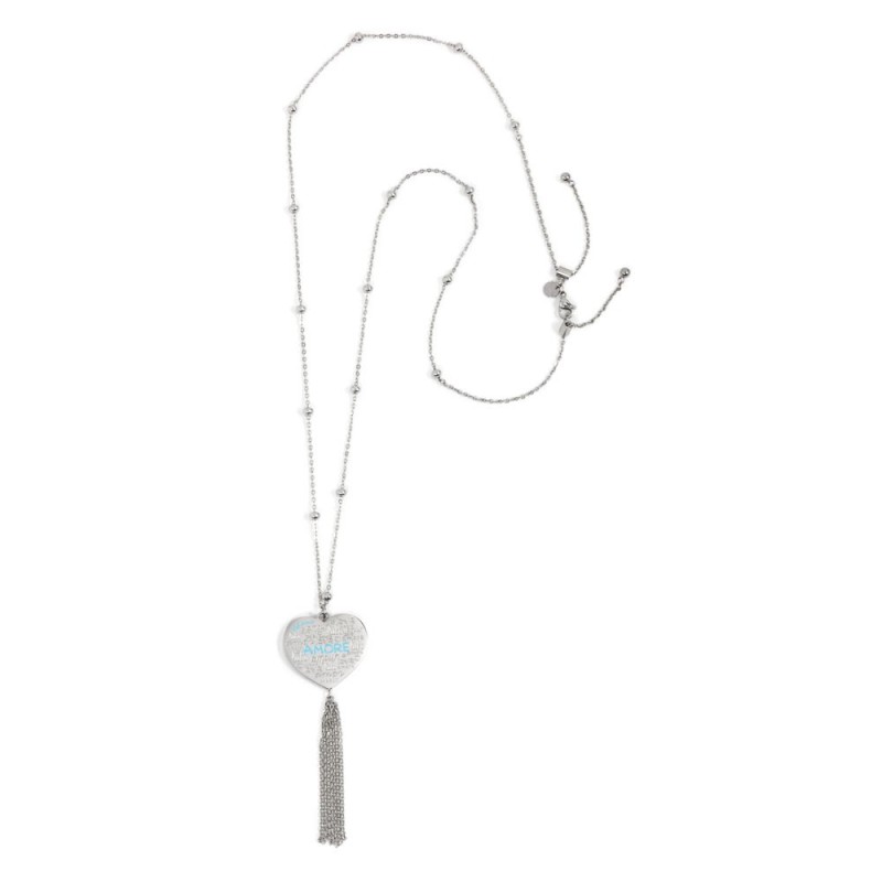 Collana cuore amore con nappa Collana cuore amore con nappa