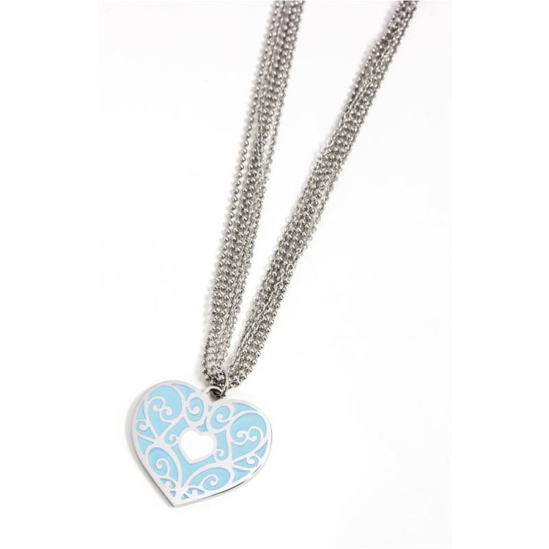 S.STEEL  HEART DOUBLE CHAIN S.STEEL  HEART DOUBLE CHAIN S.STEEL  HEART DOUBLE CHAIN S.STEEL  HEART DOUBLE CHAIN