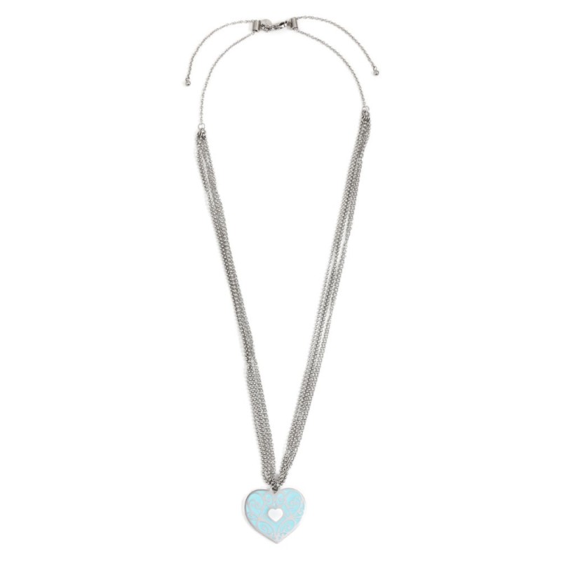 S.STEEL  HEART DOUBLE CHAIN S.STEEL  HEART DOUBLE CHAIN S.STEEL  HEART DOUBLE CHAIN S.STEEL  HEART DOUBLE CHAIN