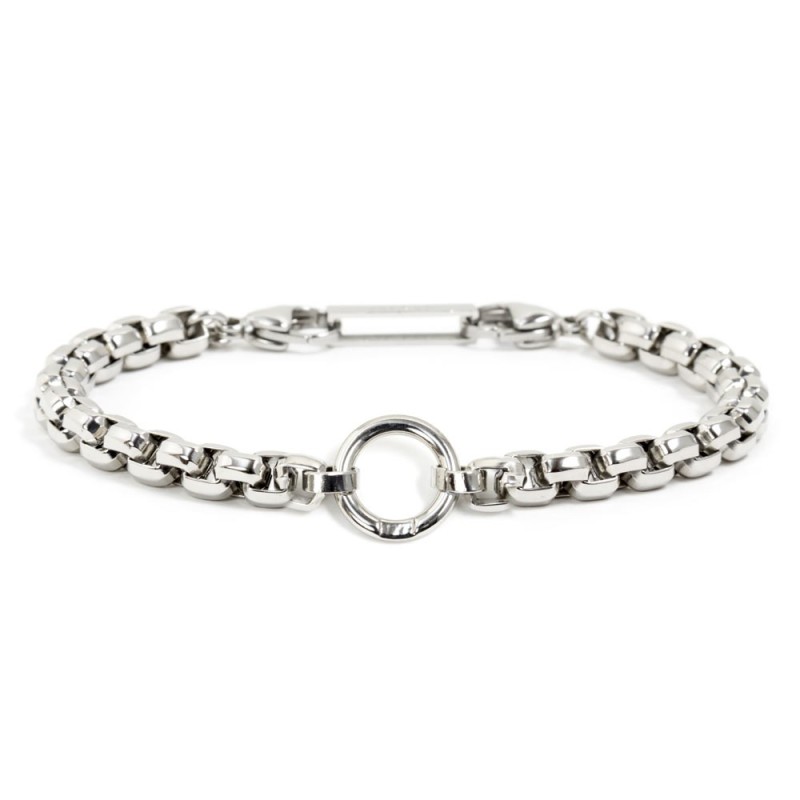Bracciale catena box chain diamantata Bracciale catena box chain diamantata