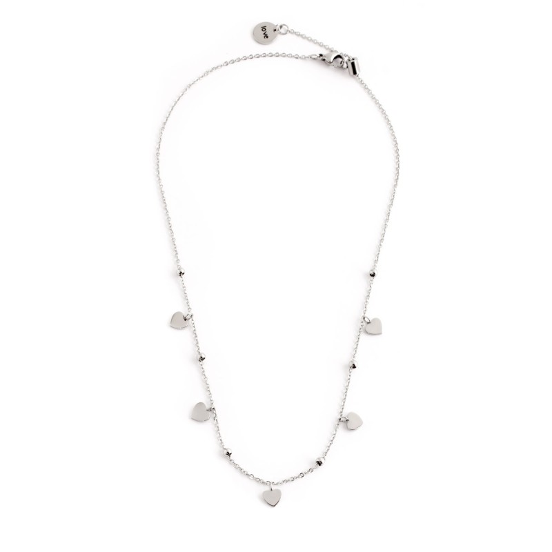 COLLANA CUORI LOVE ACCIAIO COLLANA CUORI LOVE ACCIAIO