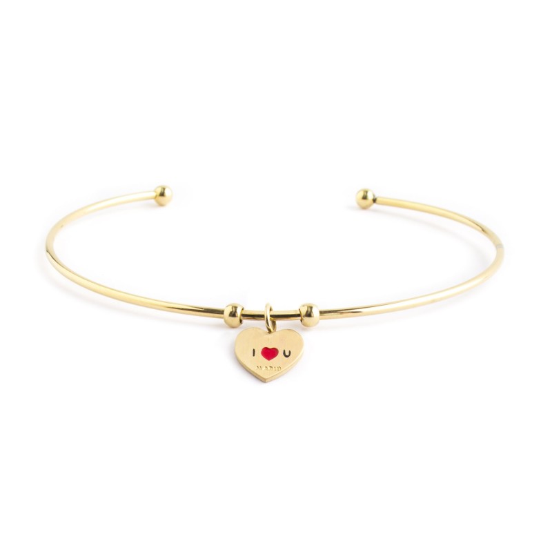 BRACCIALE RIGIDO CON CUORE LOVE BRACCIALE RIGIDO CON CUORE LOVE