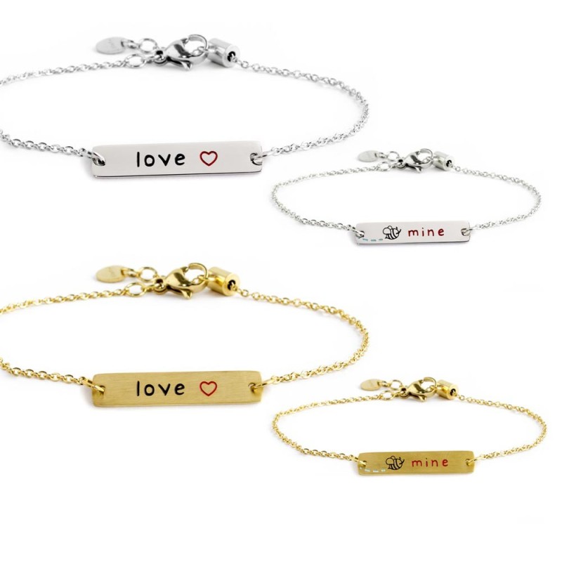 BRACCIALE ACCIAIO TAG LOVE BRACCIALE ACCIAIO TAG LOVE