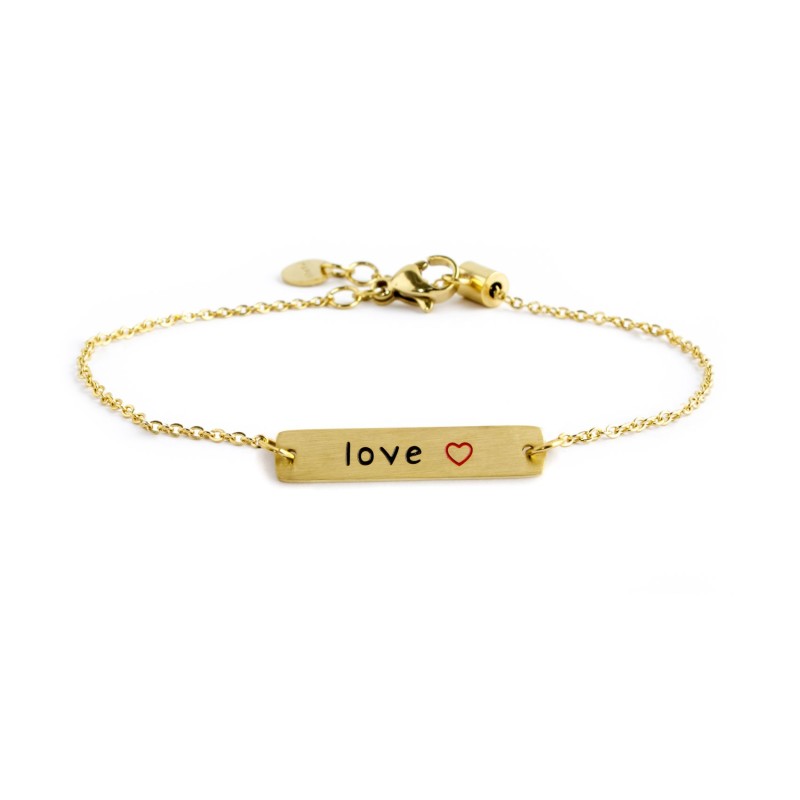 BRACCIALE ACCIAIO TAG LOVE BRACCIALE ACCIAIO TAG LOVE