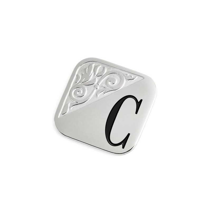 PIASTRTINA SQUADRATA CON LETTERE