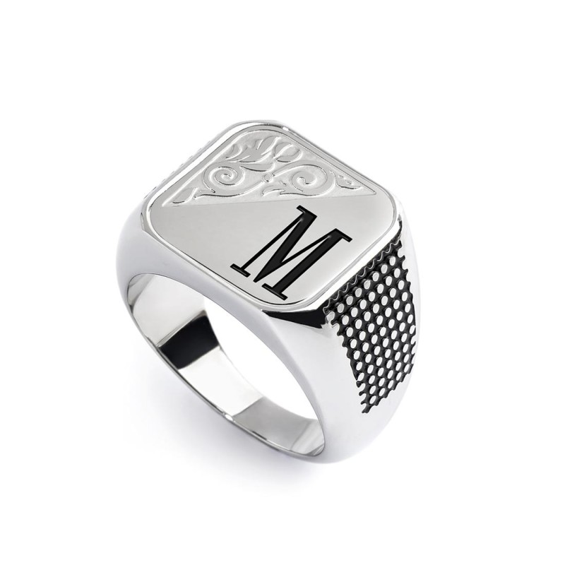 Piastrina quadrata con lettera changy