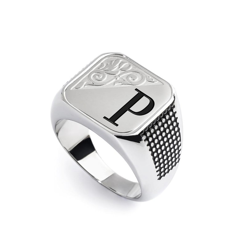 PIASTRTINA SQUADRATA CON LETTERE