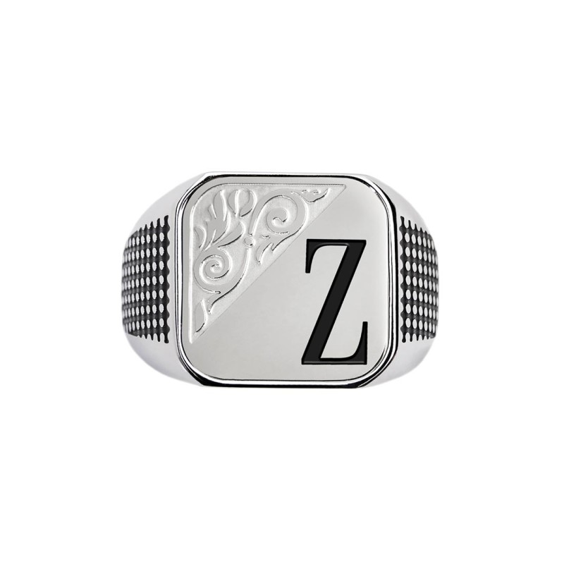 Piastrina quadrata con lettera changy