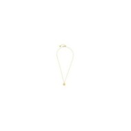 S.S.GOLD IP NECKLACE WITH SQUARE PENDANT S.steel gold ip necklace cross chain, 1 mm width, 0,27 mm thickness, with square pendan