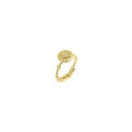 Anello medaglietta con sole Anello medaglietta con sole