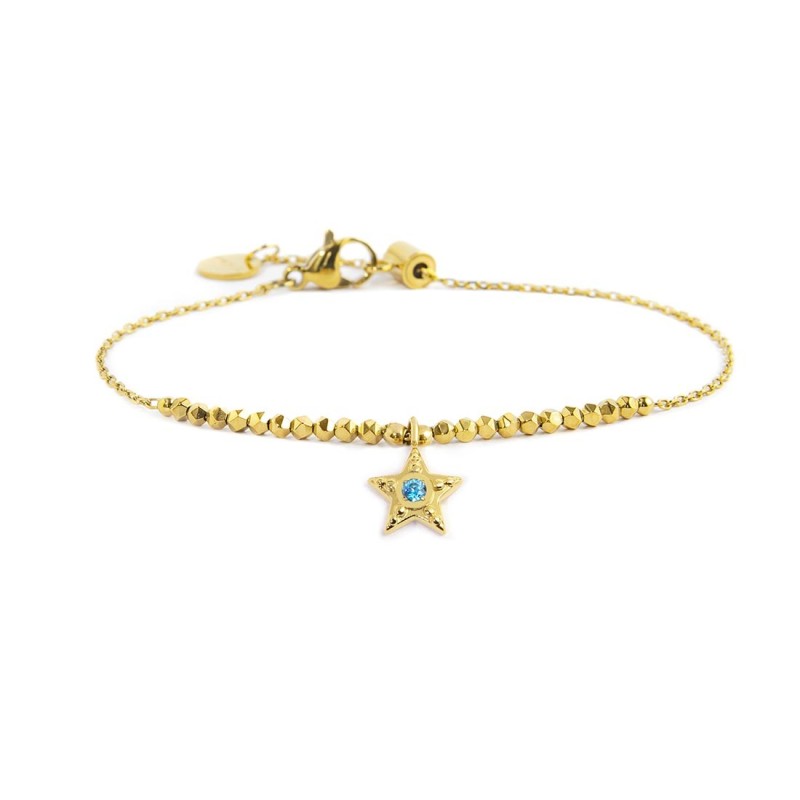 S.S.GOLD IP BRACELET STAR PENDANT AND HEMATITE S.steel gold ip bracelet main chain is "O" chain, 1,20 mm width, 0,26 mm thicknes S.S.GOLD IP BRACELET STAR PENDANT AND HEMATITE S.steel gold ip bracelet main chain is "O" chain, 1,20 mm width, 0,26 mm thicknes