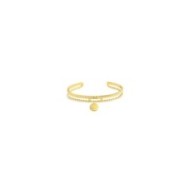 Bracciale rigido medaglietta rosa dei venti pendente Bracciale rigido medaglietta rosa dei venti pendente