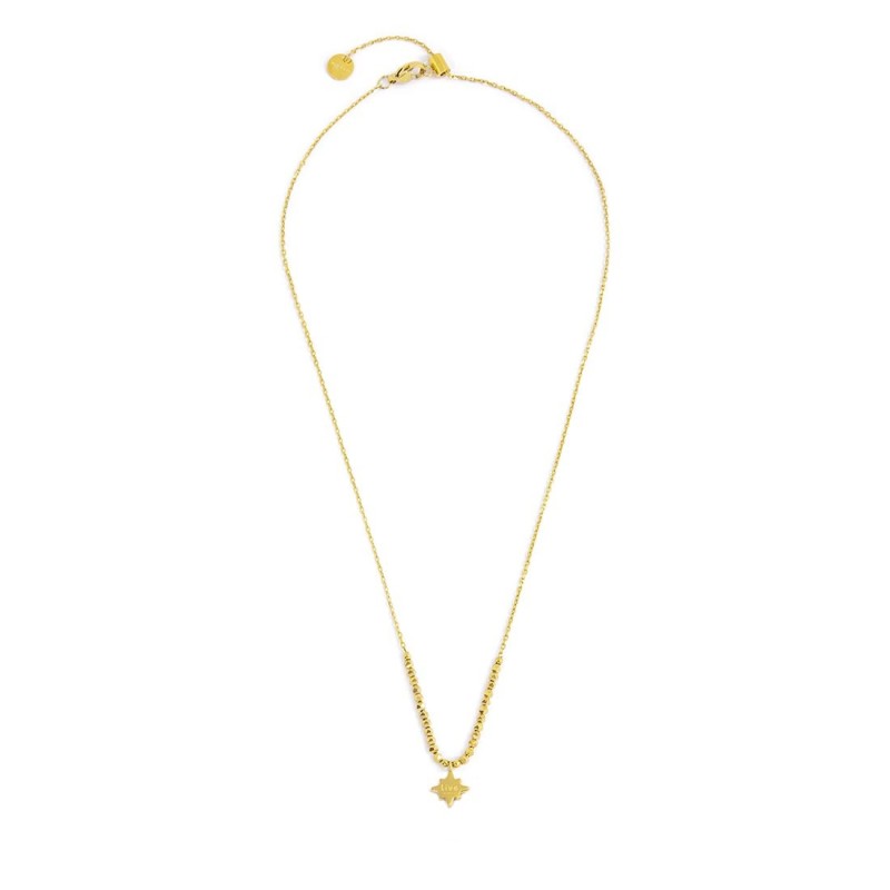 S.S.GOLD IP NECKLACE HEMATITE AND WIND ROSE PEND S.steel gold ip necklace main chain is "O" chain, 1,20 mm width, 0,26 thickness S.S.GOLD IP NECKLACE HEMATITE AND WIND ROSE PEND S.steel gold ip necklace main chain is "O" chain, 1,20 mm width, 0,26 thickness