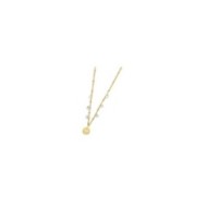Collana medaglietta rosa dei venti pendente con zirconi Collana medaglietta rosa dei venti pendente con zirconi