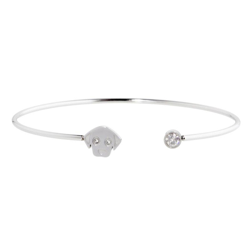 S.STEEL DOG BANGLE WITH CRYSTALS 316 S.STEEL OPEN BANGLE WITH 1 MM ROUND WIRE. DISTANCE BETWEEN 2 ENDS MUST BE 1 CM. ONE END WEL S.STEEL DOG BANGLE WITH CRYSTALS 316 S.STEEL OPEN BANGLE WITH 1 MM ROUND WIRE. DISTANCE BETWEEN 2 ENDS MUST BE 1 CM. ONE END WEL