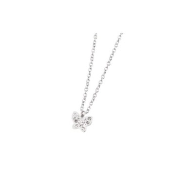 316L  NECKLACE BUTTERFLY WITH STONES 316 S.STEEL NECKLACE 8.5*7*1.5 MM BUTTERFLY WITH CLAY AND RHINOSTONES,1.6MM BALL CHAIN IN 316L  NECKLACE BUTTERFLY WITH STONES 316 S.STEEL NECKLACE 8.5*7*1.5 MM BUTTERFLY WITH CLAY AND RHINOSTONES,1.6MM BALL CHAIN IN