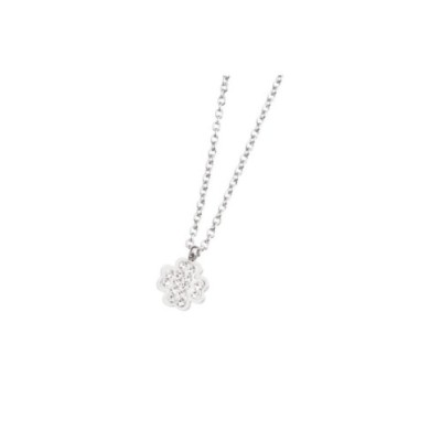 316L S.STEEL NECKLACE CLOVER WITH STONES 316 S.STEEL NECKLACE 8.5*8.5*1.5 MM CLOVER WITH CLAY AND RHINESTONES,1.6 MM BALL CHAIN 316L S.STEEL NECKLACE CLOVER WITH STONES 316 S.STEEL NECKLACE 8.5*8.5*1.5 MM CLOVER WITH CLAY AND RHINESTONES,1.6 MM BALL CHAIN