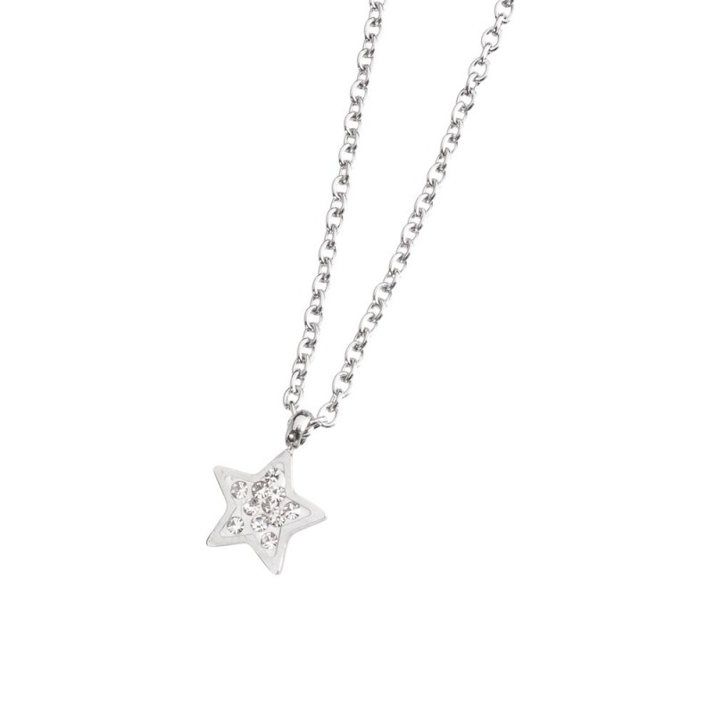 316L S.STEEL NECKLACE STAR WITH STONES 316 S.STEEL NECKLACE 8.5*7.5*1.5 MM STAR WITH CLAY AND RHINESTONES, 316L S.STEEL NECKLACE STAR WITH STONES 316 S.STEEL NECKLACE 8.5*7.5*1.5 MM STAR WITH CLAY AND RHINESTONES,