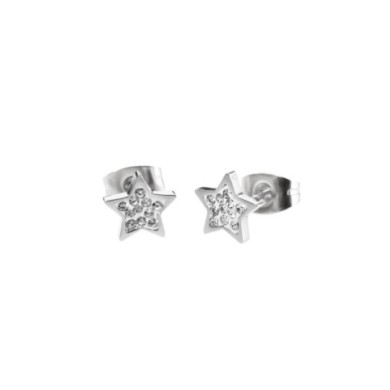 316L S.STEEL EARRING STAR WITH STONES 316 S.STEEL EARRINGS WITH 7*1.5 MM STAR,STAR WITH CLAY AND RHINESTONES 316L S.STEEL EARRING STAR WITH STONES 316 S.STEEL EARRINGS WITH 7*1.5 MM STAR,STAR WITH CLAY AND RHINESTONES