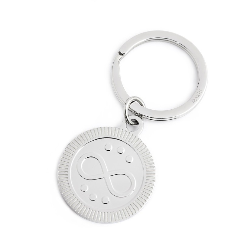 S.STEEL KEYRING WITH ROUND PENDANT Polished s.steel keyring with round pendant. Keyring is with 30 mm diameter, 2,70 mm width, 2 S.STEEL KEYRING WITH ROUND PENDANT Polished s.steel keyring with round pendant. Keyring is with 30 mm diameter, 2,70 mm width, 2
