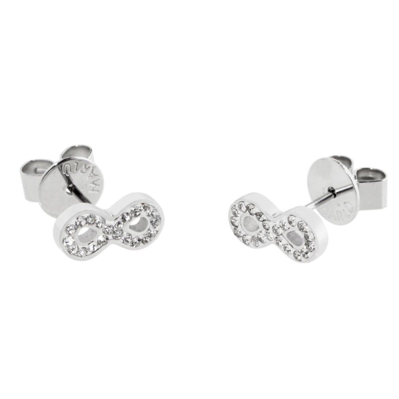 S.STEEL INFINITY EARRINGS WITH CRYSTALS 316 S.STEEL EARRINGS WITH 4.59*9.5*1.5 MM "INFINITY" WITH CLAY AND CRYSTAL RHINESTONES. S.STEEL INFINITY EARRINGS WITH CRYSTALS 316 S.STEEL EARRINGS WITH 4.59*9.5*1.5 MM "INFINITY" WITH CLAY AND CRYSTAL RHINESTONES.