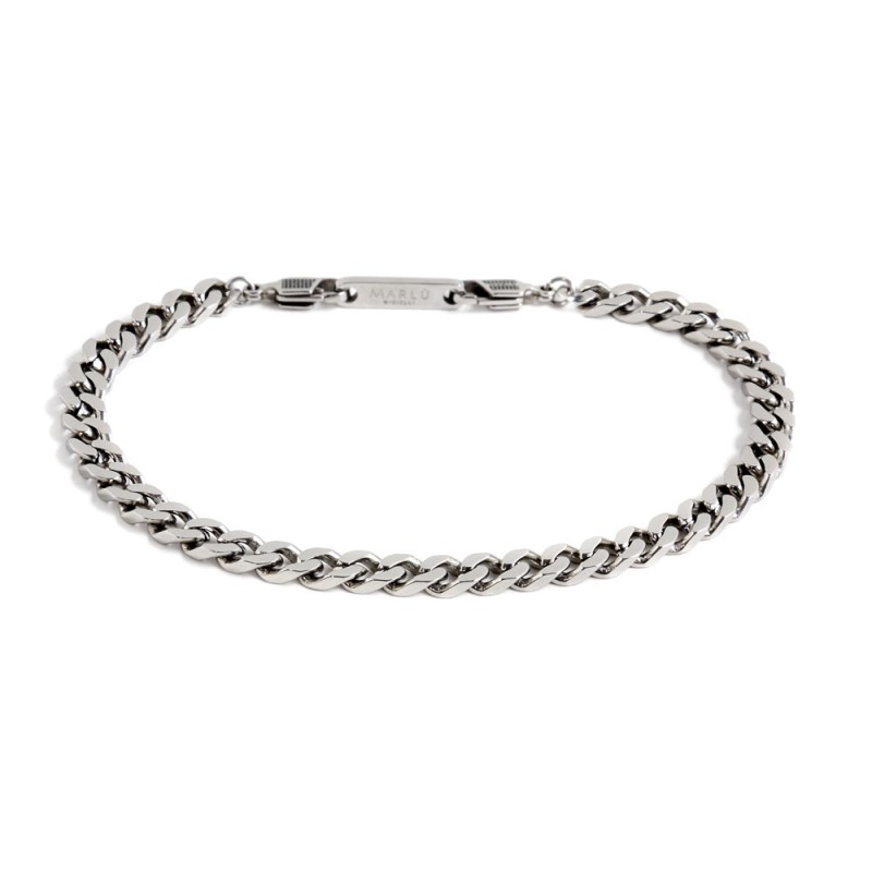 S.STEEL BRACELET CURB CHAIN 4,40 MM S.steel bracelet 4,40 mm curb chain. Total lenght 21,5 cm adjustable with Marlù tag 17,80 m S.STEEL BRACELET CURB CHAIN 4,40 MM S.steel bracelet 4,40 mm curb chain. Total lenght 21,5 cm adjustable with Marlù tag 17,80 m