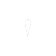 Collana con croce pendente e zircone Collana con croce pendente e zircone