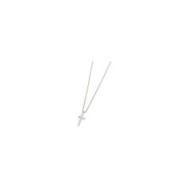 Collana con croce pendente e zircone Collana con croce pendente e zircone