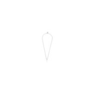 Collana con croce pendente e zircone Collana con croce pendente e zircone