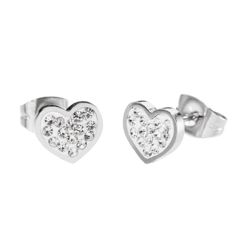 316L S.STEEL EARRINGS HEART WITH STONES 316  S.STEEL EARRINGS WITH 8.4*7.5*1.5 MM HEART,HEART WITH CLAY AND RHINESTONES 316L S.STEEL EARRINGS HEART WITH STONES 316  S.STEEL EARRINGS WITH 8.4*7.5*1.5 MM HEART,HEART WITH CLAY AND RHINESTONES