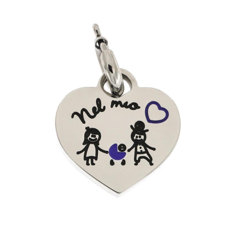 S.STEEL HEART CHARM PRIMA COCCOLA S.STEEL HEART CHARM PRIMA COCCOLA