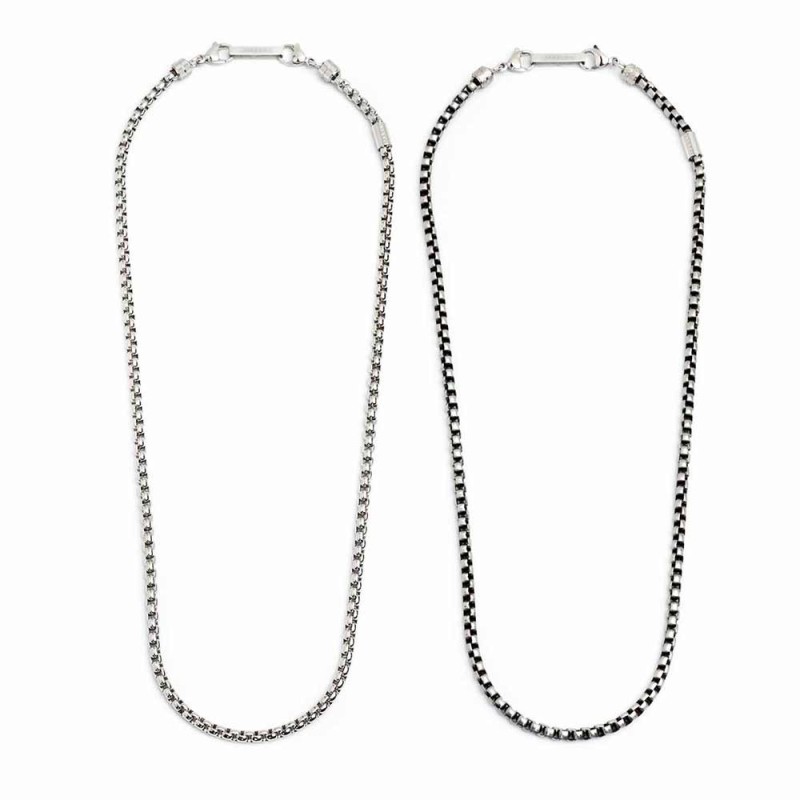 Collana catena box rounded 4mm Collana catena box rounded 4mm