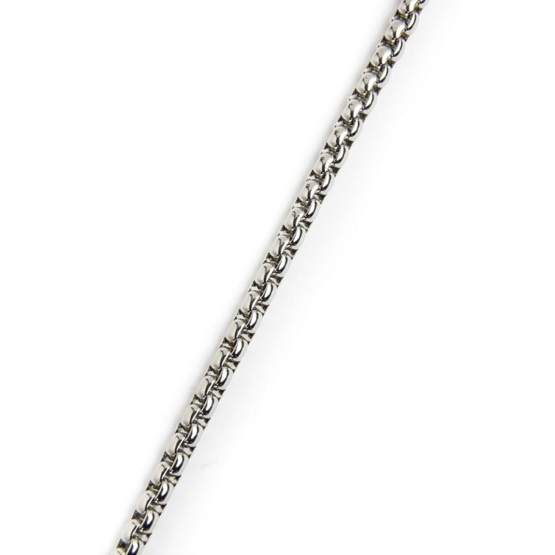 COLLANA ACCIAIO BOX ROUNDED 4 MM