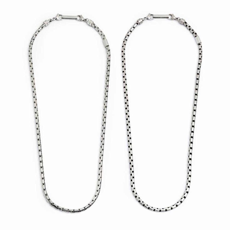 COLLANA ACCIAIO BOX OVAL 4 MM COLLANA ACCIAIO BOX OVAL 4 MM